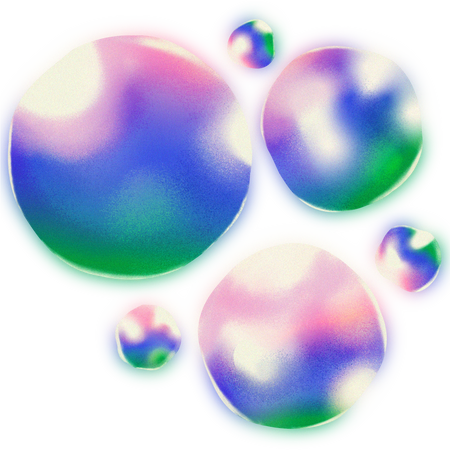 Gradient Abstract Bubbles